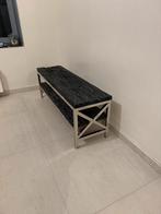 TV-Meubel Rixos Sleeper Wood 160 x 40 cm, Huis en Inrichting, Ophalen, Minder dan 100 cm, 25 tot 50 cm, Glas