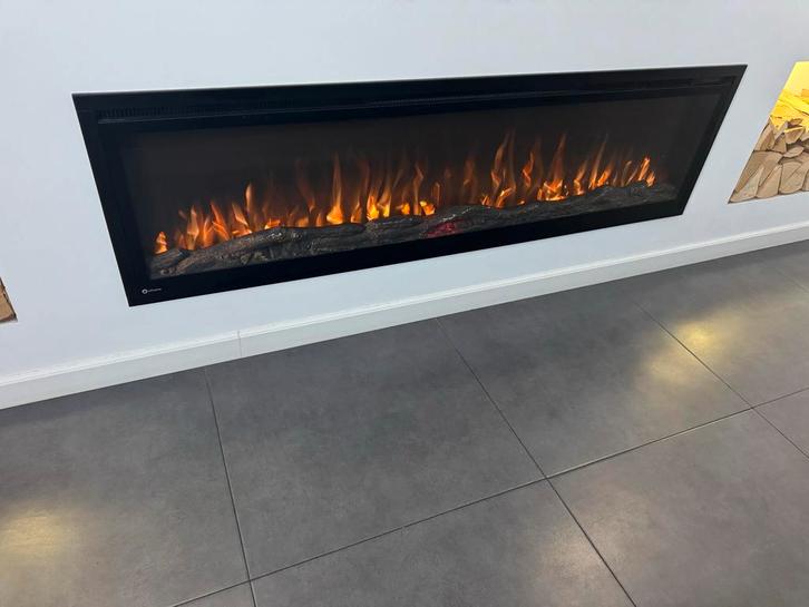 Aflamo Elektrische Sfeerhaard (inbouw), Huis en Inrichting, Haarden, Zo goed als nieuw, Elektrische haard, Ophalen