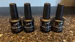 Nagelfabriek Gellak Set - 4 Flesjes, Gebruikt, Overige kleuren, Ophalen of Verzenden, Handen en Nagels