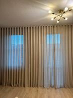 Inbetween Gordijnen Bergen Leenbakker Waveplooi, Huis en Inrichting, Ophalen, Zo goed als nieuw, Beige, 200 cm of meer