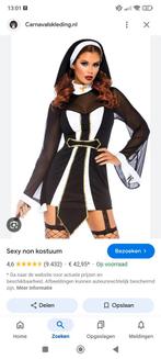 1 x kort gedragen non pakje sexy maat M/L, Kleding | Dames, Carnavalskleding en Feestkleding, Ophalen of Verzenden, Zo goed als nieuw