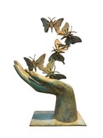 Bronzen beeld kunst, Antiek en Kunst, Kunst | Beelden en Houtsnijwerken, Ophalen