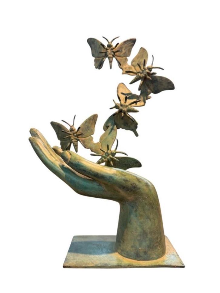 Bronzen beeld kunst, Antiek en Kunst, Kunst | Beelden en Houtsnijwerken, Ophalen