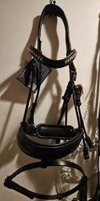 Dyon rondgenaaid trenshoofdstel cob, Dieren en Toebehoren, Paarden en Pony's | Hoofdstellen en Tuigage, Ophalen of Verzenden, Nieuw