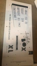 Letterbox/ light box/ tekstbord, Ophalen of Verzenden, Zo goed als nieuw