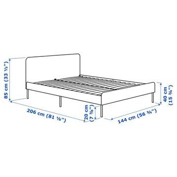 IKEA bed frame SLATTUM 140x200 - afbeelding 3