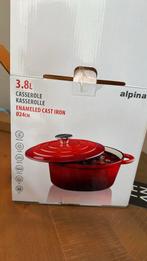 Nieuwe gietijzeren pan ongebruikt en in doos, Ophalen of Verzenden, Nieuw, Gietijzer, Koekenpan of Braadpan