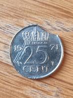 25 cent 1971 juliana misslag, Ophalen of Verzenden, Koningin Juliana, 25 cent