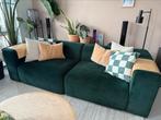 4x6 sofa 3 zits bank velvet groen, Huis en Inrichting, Ophalen, Gebruikt
