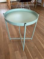 Metalen bijzettafel, Minder dan 55 cm, Gebruikt, Metaal of Aluminium, Rond
