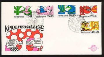 Nederland FDC E93 Zonder Adres, Kinderpostzegels 1968 beschikbaar voor biedingen