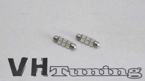 12V 41mm LED buislamp 6SMD C5W festoon fitting 6000K, Auto diversen, Tuning en Styling, Ophalen of Verzenden
