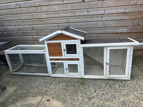 Konijnenhok, Dieren en Toebehoren, Knaagdieren en Konijnen | Hokken en Kooien, Gebruikt, Hok, 90 cm of meer, 110 cm of meer, Konijn