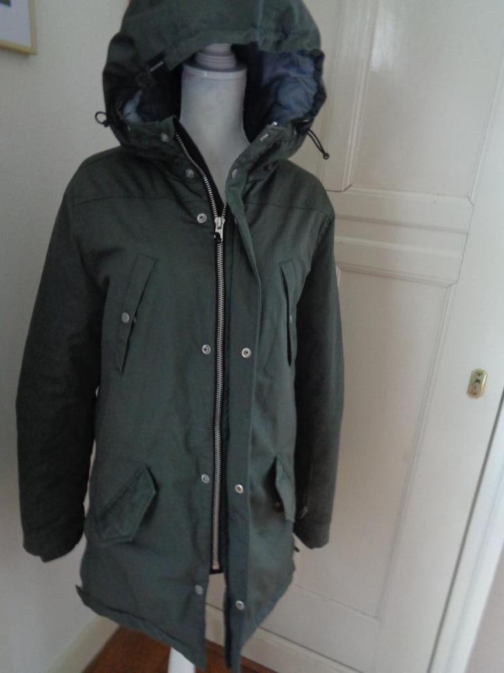 REVELATION gevoerde parka/jas:mt M, Kleding | Dames, Jassen | Winter, Nieuw, Maat 38/40 (M), Groen, Ophalen of Verzenden
