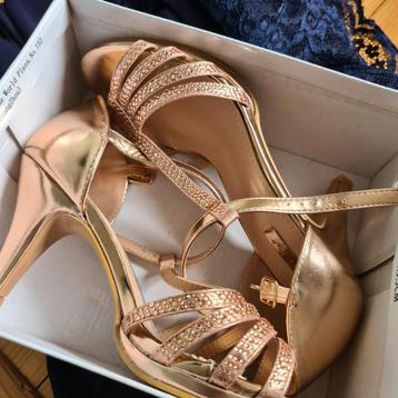 Gala pumps gouden schoenen maat 38