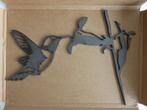 Metalbird Kolibri vogel van cortenstaal tuindecoratie, Ophalen of Verzenden, Nieuw