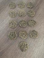 Partij 13 stuks broches, Sieraden, Tassen en Uiterlijk, Broches, Ophalen of Verzenden, Nieuw, Overige kleuren, Overige materialen