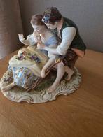 Duits porseleinen Beeld Liefde en muziek, Ophalen of Verzenden