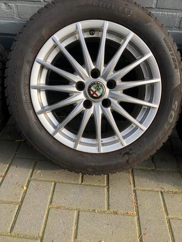Alfa Romeo velgen+Pirelli winterbanden 205/55 R16 beschikbaar voor biedingen