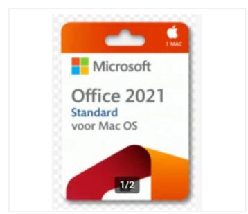 Apple Mac Office 2021 Standaard + Licentie, Direct Geleverd! beschikbaar voor biedingen
