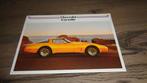 Folder USA model CHEVROLET CORVETTE, Verzenden, Nieuw, Chevrolet