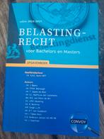 Belastingrecht voor bachelors en masters opgavenboek, Ophalen of Verzenden, Zo goed als nieuw, HBO