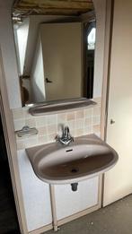 Wastafel met mengkraan ect, Huis en Inrichting, Ophalen, 50 tot 100 cm, Zo goed als nieuw, Minder dan 100 cm