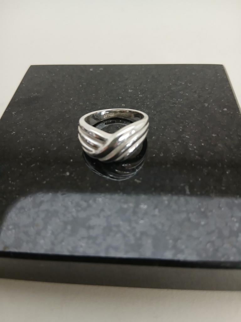Zilveren ring 835 - Elegant design, kleine maat, Ophalen of Verzenden
