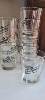 10 Schweppes frisdrank glazen, Ophalen, Zo goed als nieuw