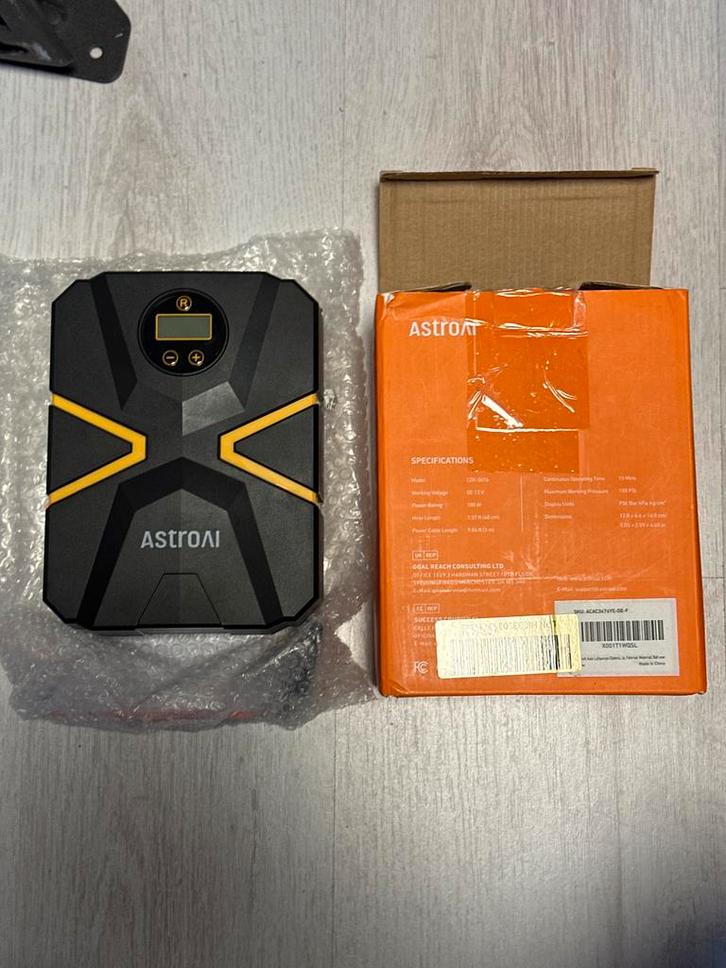 AstroAI CZK-3676 Elektrische Pomp - Nieuw in doos, Caravans en Kamperen, Luchtpompen, Nieuw, Ophalen of Verzenden