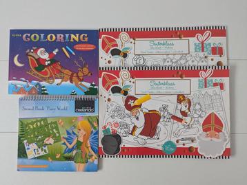 Set kleurboeken Sinterklaas, Kerst, Fairy's. Nieuw. beschikbaar voor biedingen