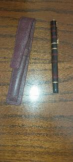 Waterman vulpen met lederen etui., Ophalen of Verzenden, Gebruikt