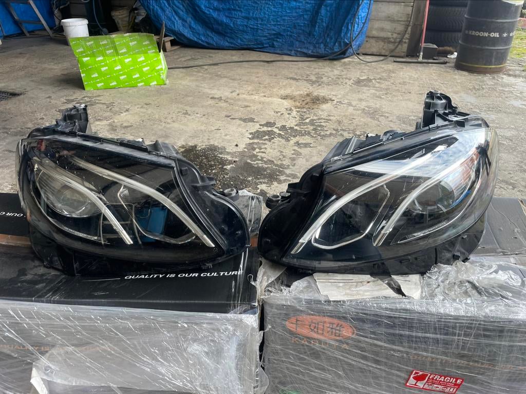 Koplampen mercedes w213 vol led, Ophalen, Gebruikt