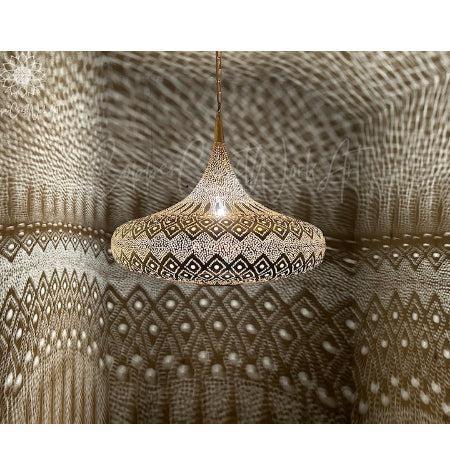 Marokkaanse koperen hanglamp, Huis en Inrichting, Lampen | Hanglampen, Nieuw, Minder dan 50 cm, Overige materialen, Ophalen of Verzenden