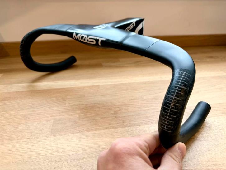 Pinarello Most Talon Ultra cockpit, 42/13cm, PRO versie, Fietsen en Brommers, Fietsonderdelen, Gebruikt, Racefiets, Stuur, Ophalen of Verzenden