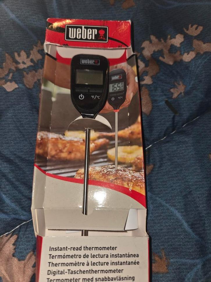 Weber Digitale Thermometer - Nieuw in Verpakking, Tuin en Terras, Barbecue-accessoires, Nieuw, Ophalen of Verzenden