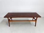 Vintage salontafel uit de jaren 60, 100 tot 150 cm, Teakhout, Zo goed als nieuw, Minder dan 50 cm