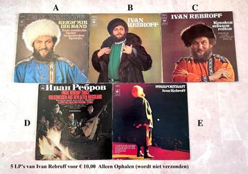 5x LP Ivan Rebroff samen € 10 (Alleen ophalen) Elpee Vinyl beschikbaar voor biedingen