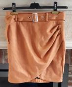 Simplee - rok - (roest)bruin - maat M/L - suedine stof, Kleding | Dames, Maat 38/40 (M), Bruin, Zo goed als nieuw, Boven de knie