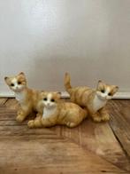 Beeldje van drie katten, Ophalen of Verzenden, Zo goed als nieuw, Hond of Kat, Beeldje of Figuurtje
