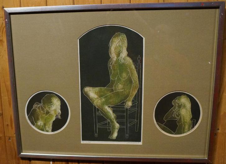 Hollands Impressionisme Jan van Geem 1919 Limosnede Lino Art, Antiek en Kunst, Kunst | Schilderijen | Klassiek, Ophalen