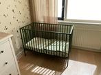 Europe Baby Liam Babybed Metaal Dark Green 60 x 120 cm, Kinderen en Baby's, Babywiegjes en Ledikanten, Ophalen, Gebruikt, Ledikant