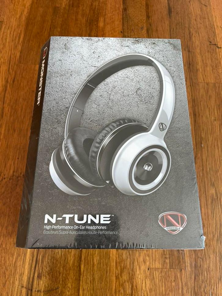 Monster N-tune koptelefoon. Nieuw in doos, Audio, Tv en Foto, Koptelefoons, Nieuw, Op oor (supra aural), Overige merken, Ophalen of Verzenden