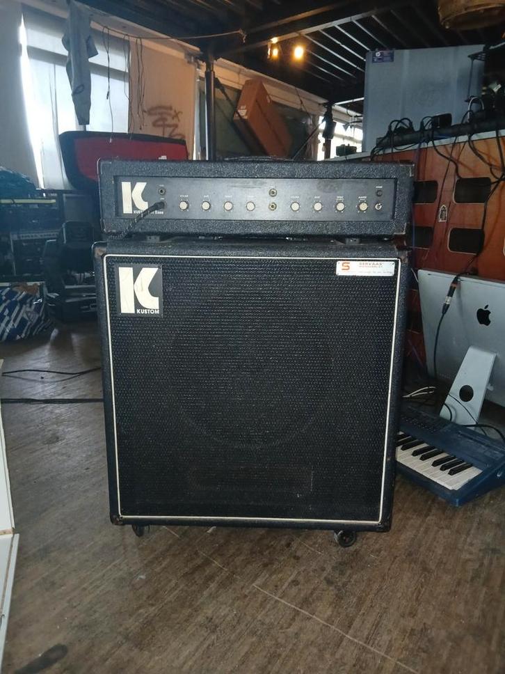 Vintage Kustom Basgitaar Versterker, Muziek en Instrumenten, Versterkers | Bas en Gitaar, Gebruikt, Basgitaar, 100 watt of meer