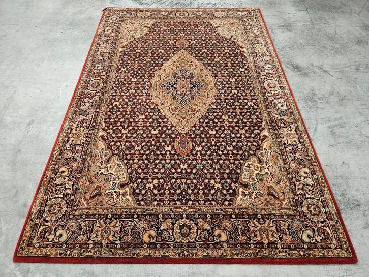 Vintage Perzisch wol Adler vloerkleed medallion 198x301cm, Huis en Inrichting, Stoffering | Tapijten en Kleden, Zo goed als nieuw