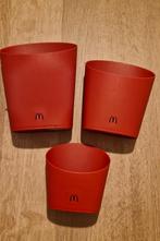McDonald’s Frankrijk – herbruikbare frietbakjes (set van 3), Ophalen of Verzenden, Zo goed als nieuw, Overig