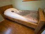 Steigerhouten 1-persoonsbed 90x200 met lattenbodem, Huis en Inrichting, Slaapkamer | Bedden, Ophalen, Gebruikt, 90 cm, Eenpersoons