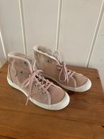 Elegante roze suede leren gympen van Palladium, maat 39,5, Kleding | Dames, Schoenen, Roze, Zo goed als nieuw, Palladium, Sneakers of Gympen