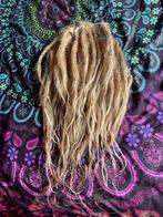 Setje blonde human hair clip dreads extensions nu 270€, Ophalen of Verzenden, Nieuw, Pruik of Haarverlenging