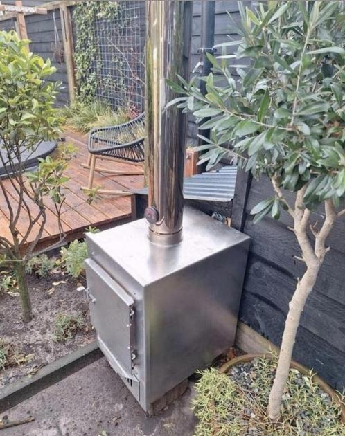 Hottub of zwembad houtkachel RVS 316 kwaliteit als NIEUW, Tuin en Terras, Bubbelbaden en Hottubs, Zo goed als nieuw, Vast, Ophalen